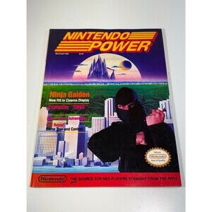Nintendo Power Volume #5 March/April 1989 Ninja Gaiden Strider Poster &‎ Inserts